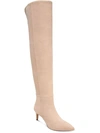 SAM EDELMAN URSULA WOMENS SUEDE POINTED TOE OVER-THE-KNEE BOOTS