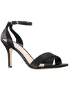 Nina Venus Womens Glitter Ankle Strap Heel Sandals In Multi