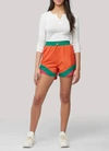 Soia & Kyo Noa Shorts In Multi-mandarin In Orange