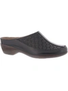 EASY SPIRIT DUSK WOMENS LEATHER SLIP ON MULES