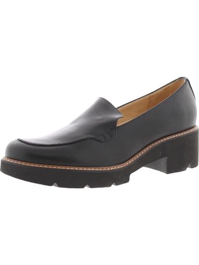 Naturalizer Cabaret Womens Padded Insole Loafers In Black
