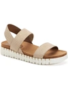 Style & Co Milaaf Womens Slip On Open Toe Flat Sandals In Multi