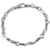 Pompeii3 Men's Link 14k Gold (24gram) Or Platinum (38gram) 5mm Bracelet 9.5" In Multi
