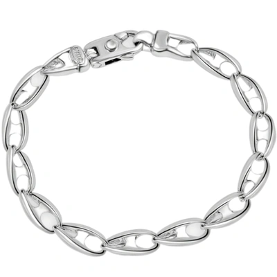 Pompeii3 Men's Link 14k Gold (56gram) Or Platinum (91gram) 6.5mm Bracelet 9.25" In Silver