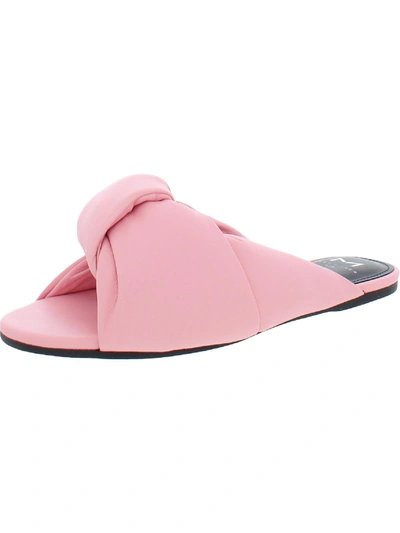 Marc Fisher Olgalia Womens Dressy Slip On Slide Sandals In Pink