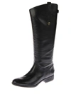 Sam Edelman Penny Womens Leather Knee High Riding Boots In Black