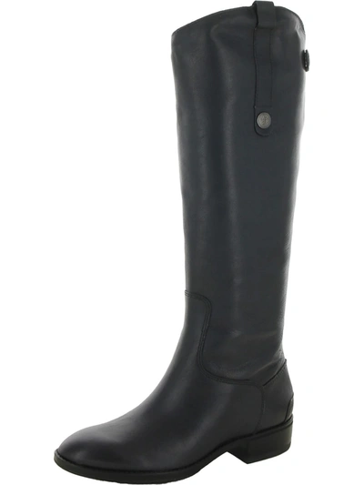 Sam Edelman Penny Womens Leather Knee High Riding Boots In Multi