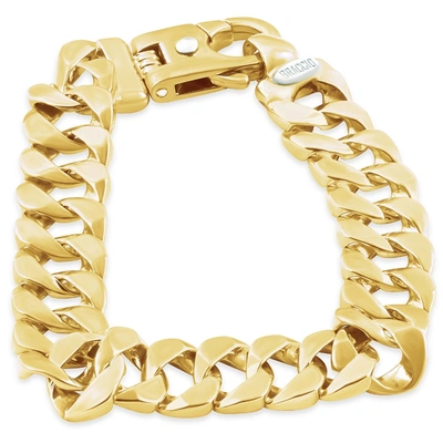Pompeii3 Men's Cuban Link 14k Gold (69gram) Or Platinum (112gram) 14mm Bracelet 9.5" In Multi