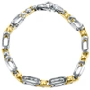 Pompeii3 Men's Link 14k Gold (36gram) Or Platinum (59gram) 5.5mm Bracelet 8.5" In Multi