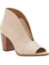 Lucky Brand Joal Womens Ankle Block Heels In White