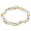 Pompeii3 Men's 14k Gold (44gram) Or Platinum (70gram) 8.5mm Link Bracelet 8.25" In Multi