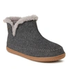 Dearfoams Brixen Bootie Slipper In Grey