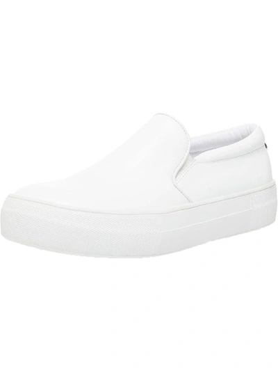 Steve Madden Gills Womens Classic Fashion Loafers In White