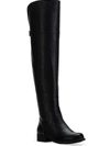 SUN + STONE WOMENS FAUX LEATHER WIDE CALF OVER-THE-KNEE BOOTS