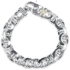 Pompeii3 Men's Designed Link 14k Gold (75gram) Or Platinum (121gram) 12.5mm Bracelet 8.5" In Multi