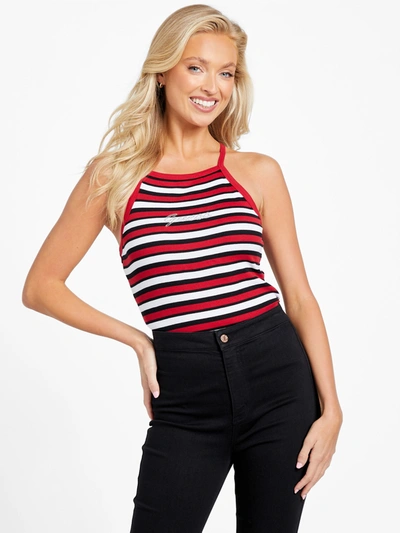 Guess Factory Eco Alexis Striped Tank In Multi