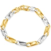 Pompeii3 Men's Link 14k Gold (36gram) Or Platinum (59gram) 8.5mm Bracelet 8.5" In Silver