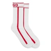 HUGO TWO-PACK OF RIBBED SOCKS WITH STRIPES AND LOGO