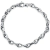 Pompeii3 Men's Link 14k Gold (35gram) Or Platinum (57gram) 7mm Bracelet 8.5" In Silver
