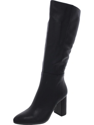 Steve Madden Forrest Womens Suede Pointed Toe Knee-high Boots In Black