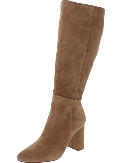 Steve Madden Ninny Womens Pointed Toe Knee-high Boots In Brown