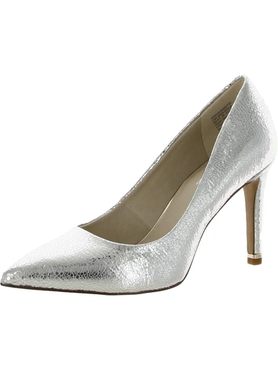 Kenneth Cole New York Romi Pump Womens Pointed Toe Slip On Pumps In Silver