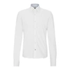 Hugo Boss Regular-fit Shirt In Pure-cotton Jersey In White