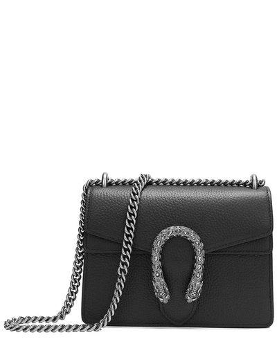 Tiffany & Fred Pebbled Leather Crossbody In Black