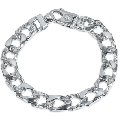 Pompeii3 Men's Designed 14k Gold (66gram) Or Platinum (106gram) Link Bracelet 8.5" In Silver