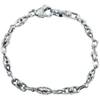 Pompeii3 Men's Link 14k Gold (22gram) Or Platinum (36gram) 5.5mm Bracelet 9" In Multi