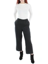 Eileen Fisher High Waist Wide Leg Ponte Pants In Black