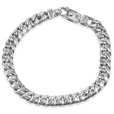 Pompeii3 Men's Cuban Link 14k Gold (59gram) Or Platinum (95gram) 9mm Bracelet 8.5" In Silver