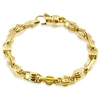 Pompeii3 Men's Link 14k Gold (62gram) Or Platinum (101gram) 7.5mm Bracelet 9" In Multi