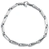Pompeii3 Men's 14k Gold (34gram) Or Platinum (63gram) 5.5mm Link Bracelet 8.5" In Silver