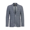 HUGO BOSS Slim-fit jacket in checked stretch cotton