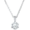 POMPEII3 1/3 ct Solitaire Lab Grown Diamond Pendant available in 14K and Platinum