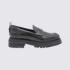 SERGIO ROSSI SERGIO ROSSI BLACK LEATHER LOAFERS