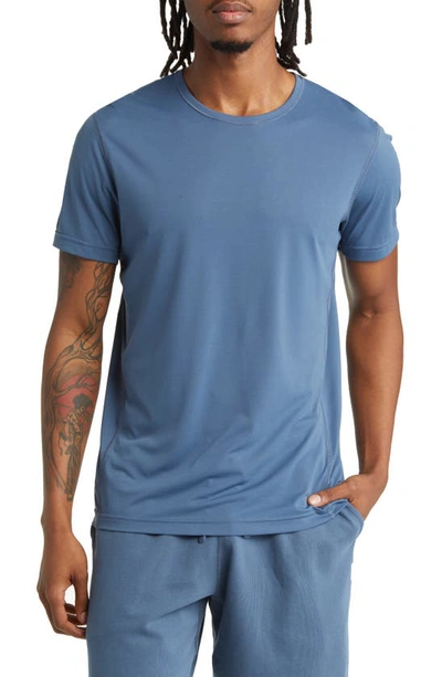 Reigning Champ T-shirt In Washed Blue