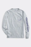 Vineyard Vines Toddler's, Little Boy's & Boy's Long Sleeve Cotton Jersey Tee In Grey Heather