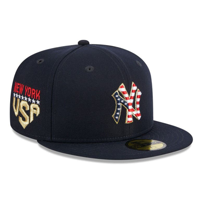 New Era Navy New York Yankees 2023 Fourth Of July 59fifty Fitted Hat