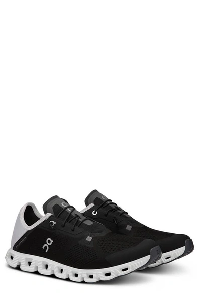 On Cloud 5 Coast Sneaker In Black/ Shadow