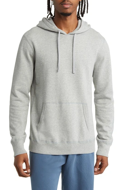 Reigning Champ Classic Fit Handcrafted Midweight Terry Hoodie In Hgrey