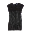 Stella Mccartney Woodgrain Print Lurex Tank Top In Black