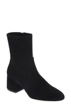 Stuart Weitzman 60mm Sleek Sock Booties In Black Suede