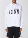 Dsquared2 Icon Hooded Drawstring Sweatshirt In Multi