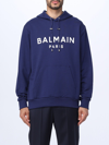 Balmain Sweatshirt  Herren Farbe Blau In Blue