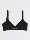 Tom Ford Stretch-modal Jersey Soft-cup Triangle Bra In Black