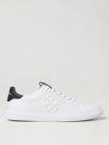 Tory Burch Howell Sneakers In Smooth Leather In Navy