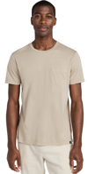 Rails Johnny Cotton Blend Pocket T-shirt In Desert Sand
