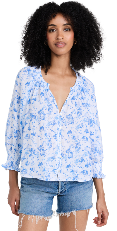 Rails Mariah Blouse In Blue Blossoms